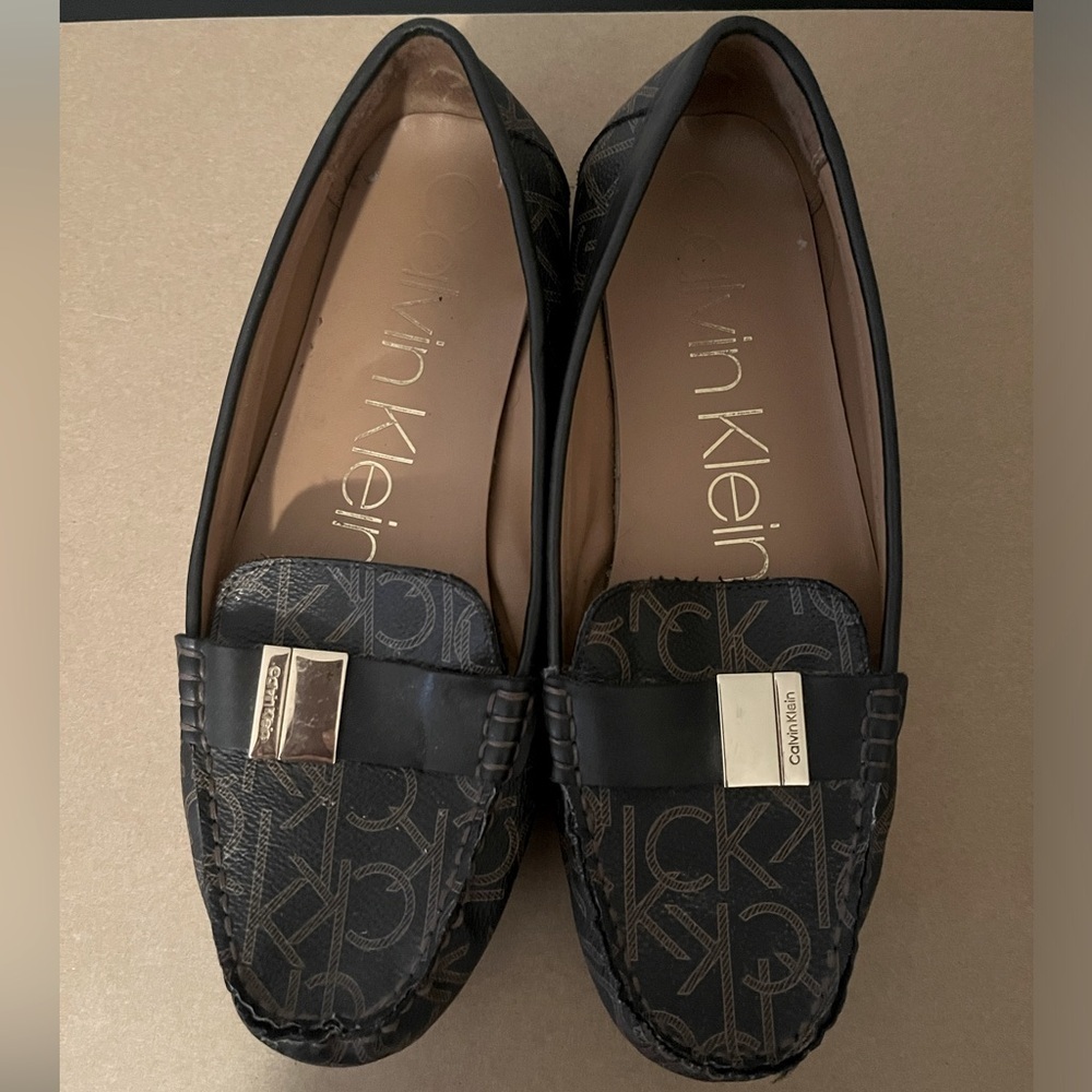Classic Calvin Klein Brown Loafers